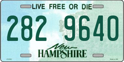 NH license plate 2829640