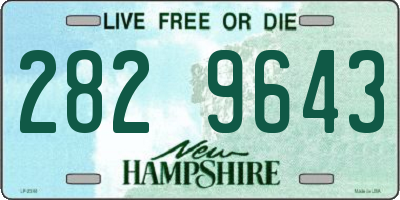 NH license plate 2829643