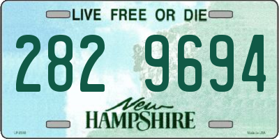 NH license plate 2829694