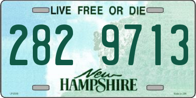 NH license plate 2829713