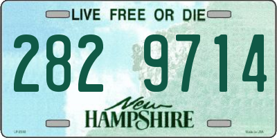 NH license plate 2829714