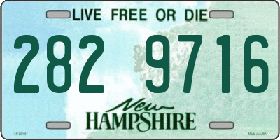 NH license plate 2829716