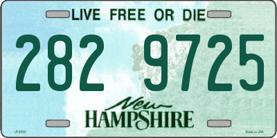 NH license plate 2829725