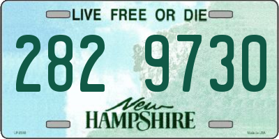 NH license plate 2829730