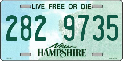 NH license plate 2829735