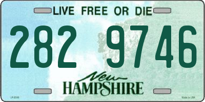 NH license plate 2829746