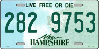 NH license plate 2829753