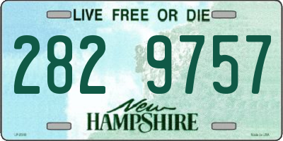 NH license plate 2829757