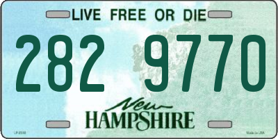 NH license plate 2829770