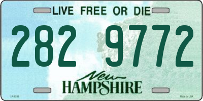 NH license plate 2829772