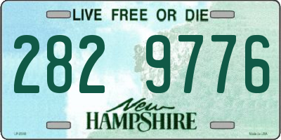 NH license plate 2829776