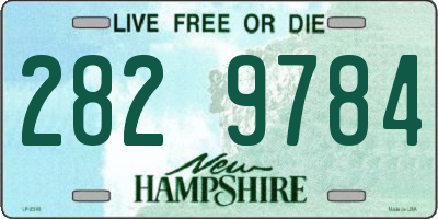 NH license plate 2829784