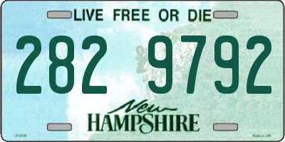 NH license plate 2829792