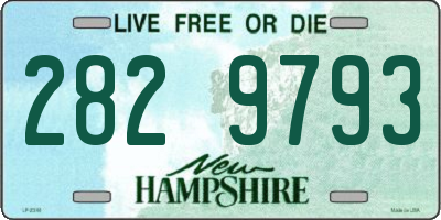 NH license plate 2829793
