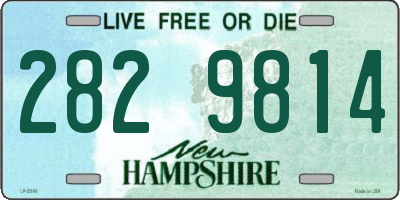 NH license plate 2829814