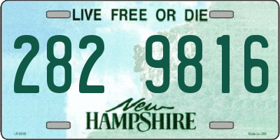NH license plate 2829816