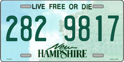 NH license plate 2829817