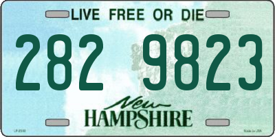 NH license plate 2829823