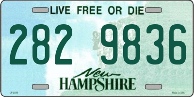 NH license plate 2829836