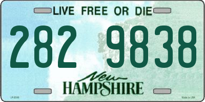 NH license plate 2829838