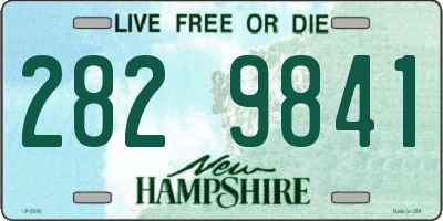 NH license plate 2829841