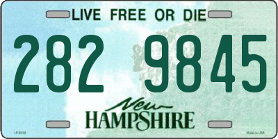 NH license plate 2829845