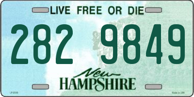 NH license plate 2829849
