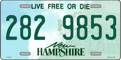 NH license plate 2829853