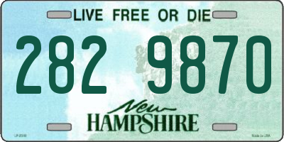NH license plate 2829870