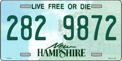 NH license plate 2829872