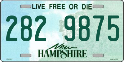 NH license plate 2829875