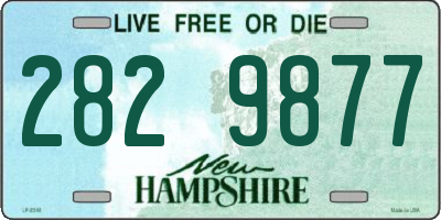 NH license plate 2829877