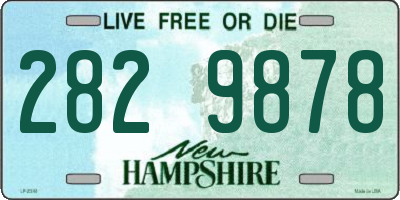 NH license plate 2829878