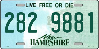 NH license plate 2829881