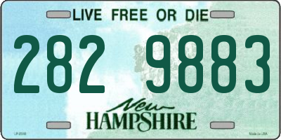 NH license plate 2829883