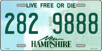 NH license plate 2829888