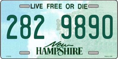 NH license plate 2829890