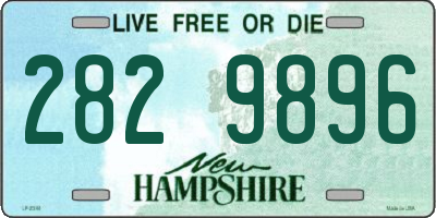 NH license plate 2829896