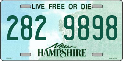 NH license plate 2829898