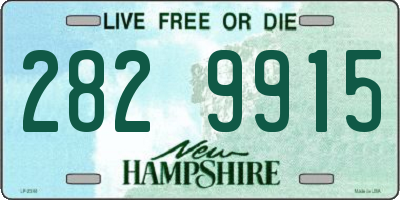 NH license plate 2829915