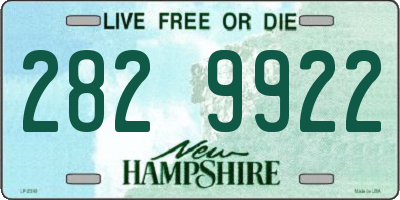 NH license plate 2829922
