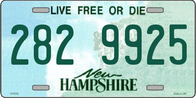 NH license plate 2829925