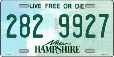 NH license plate 2829927