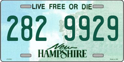 NH license plate 2829929