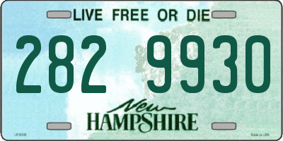 NH license plate 2829930