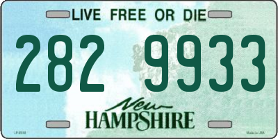 NH license plate 2829933