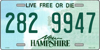 NH license plate 2829947