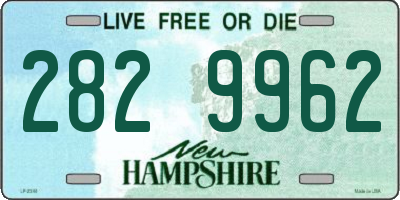 NH license plate 2829962