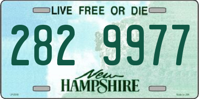 NH license plate 2829977