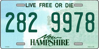 NH license plate 2829978